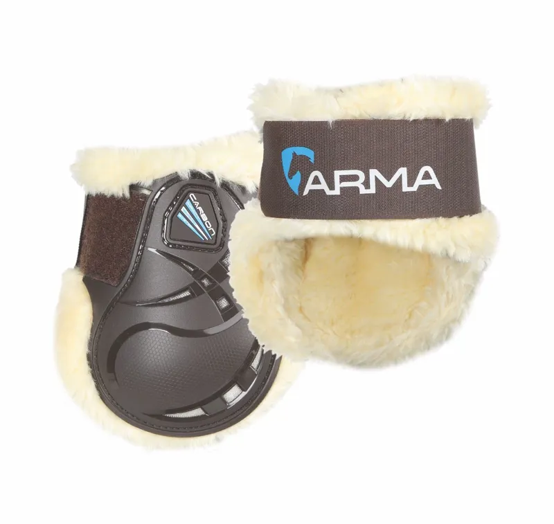 ARMA Carbon SupaFleece Fetlock Boots in Brown